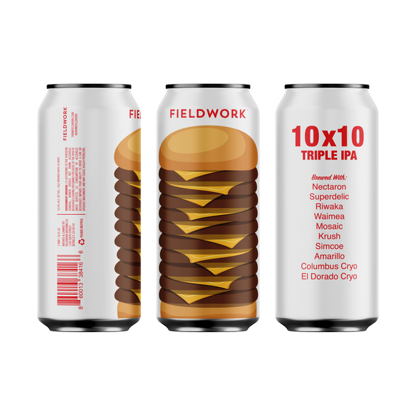 10x10 Westcoast Triple IPA - 4-pack of 16oz Cans