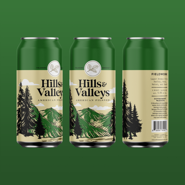 Hills & Valleys American Pilsner - 4-pack of 16oz Cans