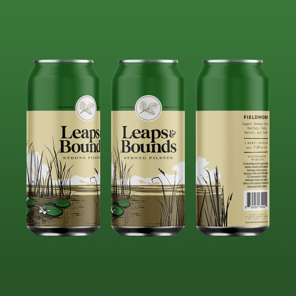 Leaps & Bounds Strong Pilsner - 4-pack of 16oz Cans