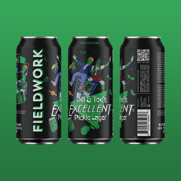 Dill & Ted's Excellent Pickle Lager - 4-pack of 16oz Cans