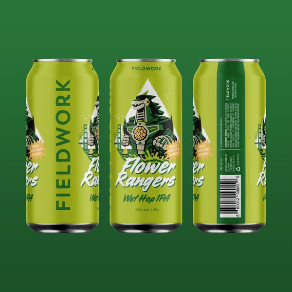Flower Rangers Wet Hop Westcoast IPA - 4-pack of 16oz Cans