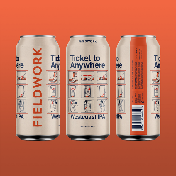 Ticket To Anywhere Westcoast IPA - 4-pack of 16oz Cans