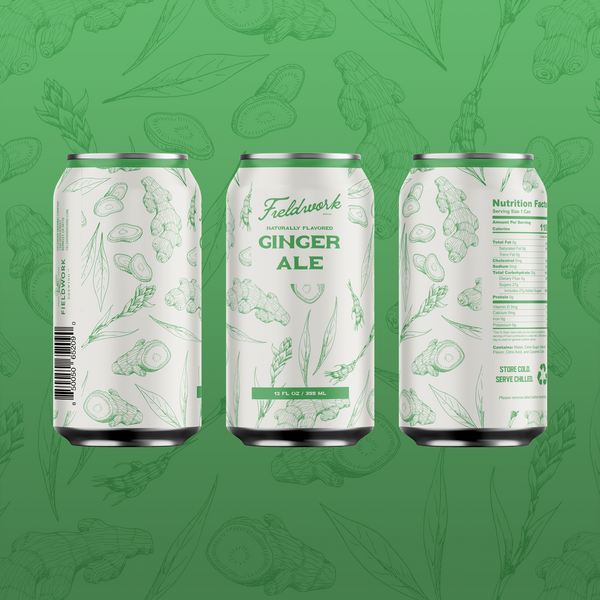 Fieldwork Ginger Ale - 4-pack of 12oz Cans