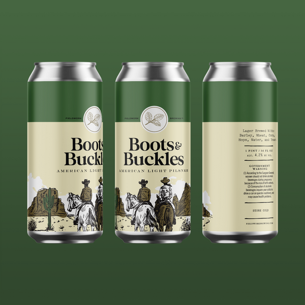 Boots & Buckles American Light Pilsner - 4-pack of 16oz Cans