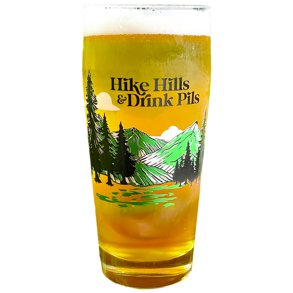 "Hike Hills" Willi Becher Glass (16oz)