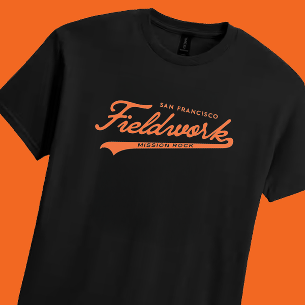Fieldwork "Mission Rock" Baseball Script Shirt